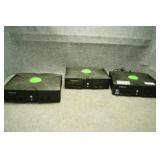 3 Xbox Game Consoles