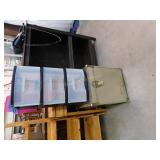 3 Drawer Storage Organizer & Metal Chest