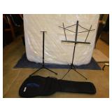 Guitar Case, Guitar Stand & Sheet Music Stand