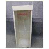 Vintage Metal Fire Extinguisher Box