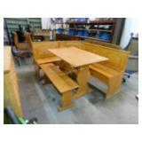 5 Piece Corner Kitchen Table Set