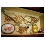 Jewelry Box & Costume Jewelry