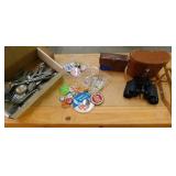 Vintage Binoculars, Flatware & More