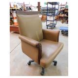 Oversized Leather Office Chair