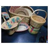 Assortment of Baskets, Serving Trays