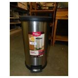 10.57 Gal Stainless Steel Round Step Can