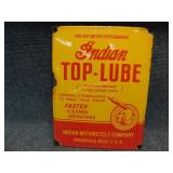 Indian top Lube porcelain sign
