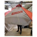 Patio Umbrella - Red Stripe