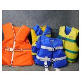 4 Infant/Child Life Vests