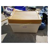 Vintage Coleman Yellow/Gold Cooler