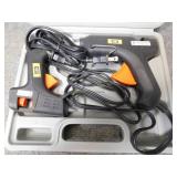 Two Glue Guns in Storage Case w/ Glue