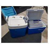 2 Igloo & 1 Coleman Cooler