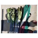 3 Portable Lawn Chairs & Beach Chair