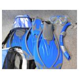 2 US Divers Snorkel Sets