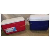 2 Coolers - Rubbermaid & Coleman