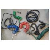 Tote of Air Compressor Hoses