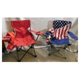 2 - Outdoor Folding Lawn Chairs