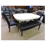 Dining Room Table 4 Chairs and Bench Seating