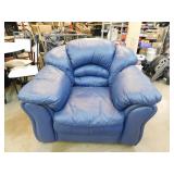 Blue Leather Chair