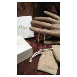 Ashlyn Avenue Ring Sz 8 & Earrings, New