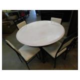 Black & Cream Dining Room Set