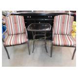 Two Patio Chairs & Table