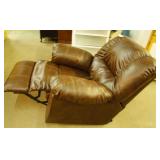 Brown Leather Recliner