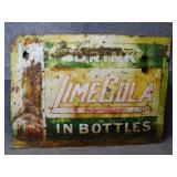 VINTAGE LIME COLA SIGN
