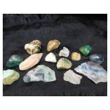 Fourteen Crystals & Stones