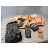Box Full of Assorted Tool Belts