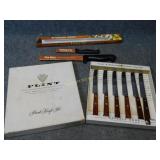 Set of Flint Steak Knives & More