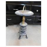 Vintage Metal Floor Ashtray