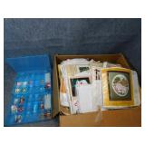 Box of Needlepoint, Crosstitch & Other Crafting