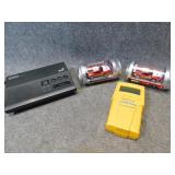 Mini RC Racer, Weather Radio & Stud Finder