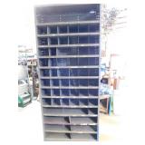 Tall Metal Storage Cabinet w/Cubby Holes
