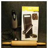 Emersion Blender, Slicer & Roller