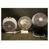 2 Personal Fans & 1 Heater