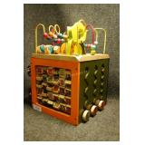 B. Zany Zoo Wooden Baby Play Cube