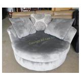 Groovy Smoke Swirl Big Round Pod Chair