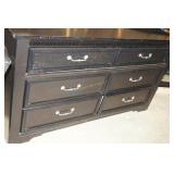 Ashley Furniture Black Chest Dresser w/Mirror