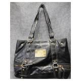 Black Leather Coach Purse