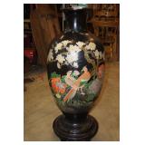 Huge Hand Painted Decorative Urn