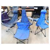4 Folding Lawn Chairs