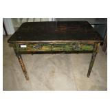 Primitive Shabby Table with Drawer