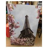 Canvas Painting of the Eiffel Tower