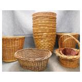 Vintage Tins & Woven Baskets