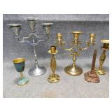 Candle Holders and Religious Items