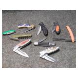 Variety of Pocket Knives