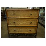 Pier 1 Wicker 3 Drawer Chest
