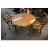 Child Size Wood Table w/2 Chairs